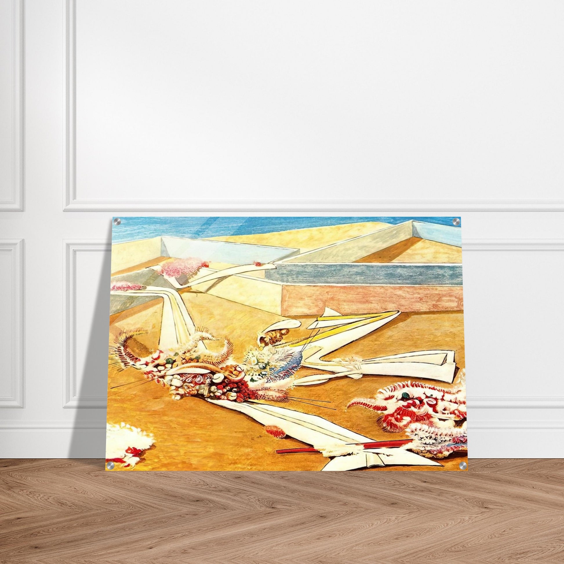 Flying Horse Garden - Max Ernst Acrylic Print - 70x100 cm / 28x40″ inches | Max Ernst Wall Art | Max Ernst Prints