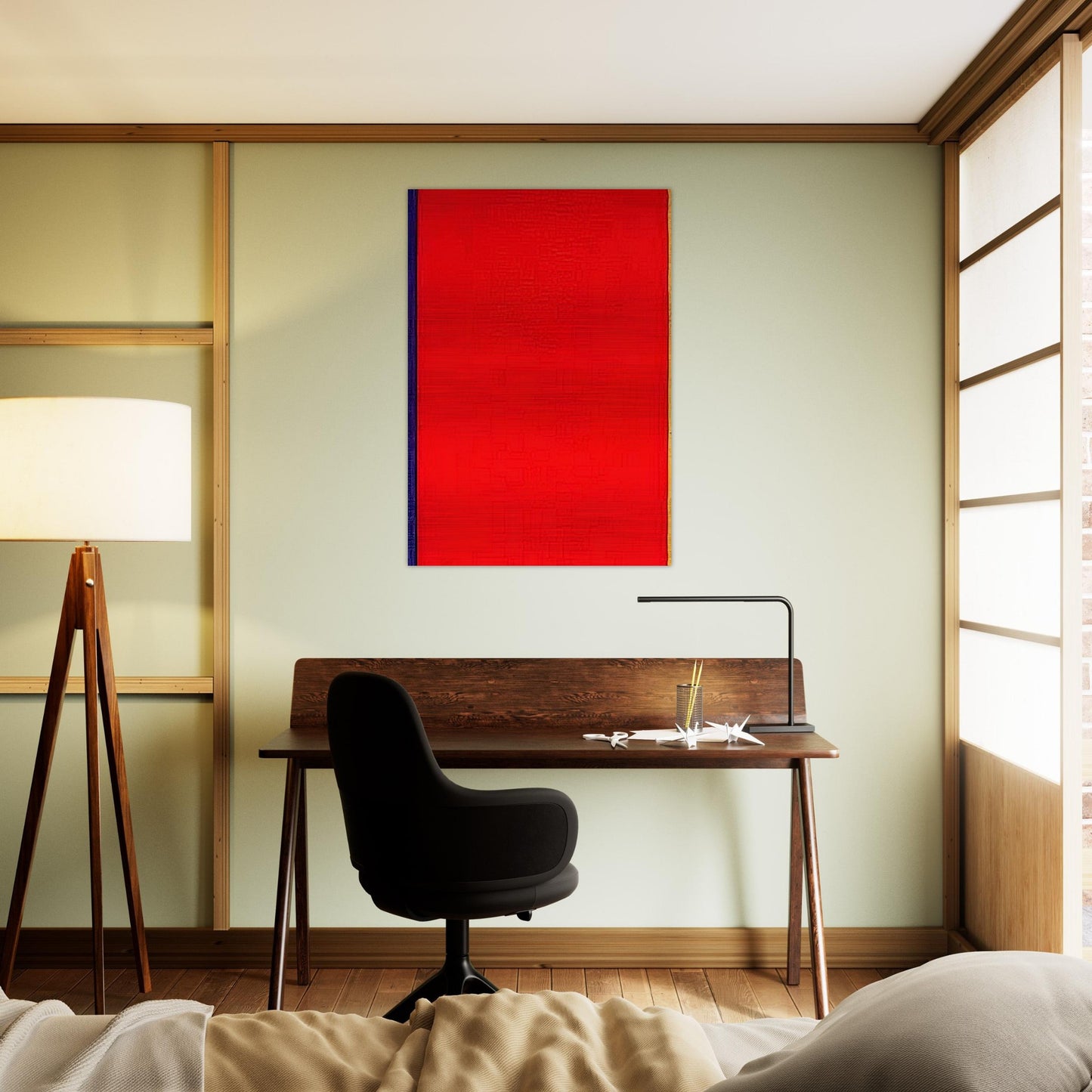Who's Afraid of Red, Yellow, and Blue I - Barnett Newman Brushed Aluminum Print - 70x100 cm / 28x40 inches | Barnett Newman Aluminum Print | Barnett Newman Prints