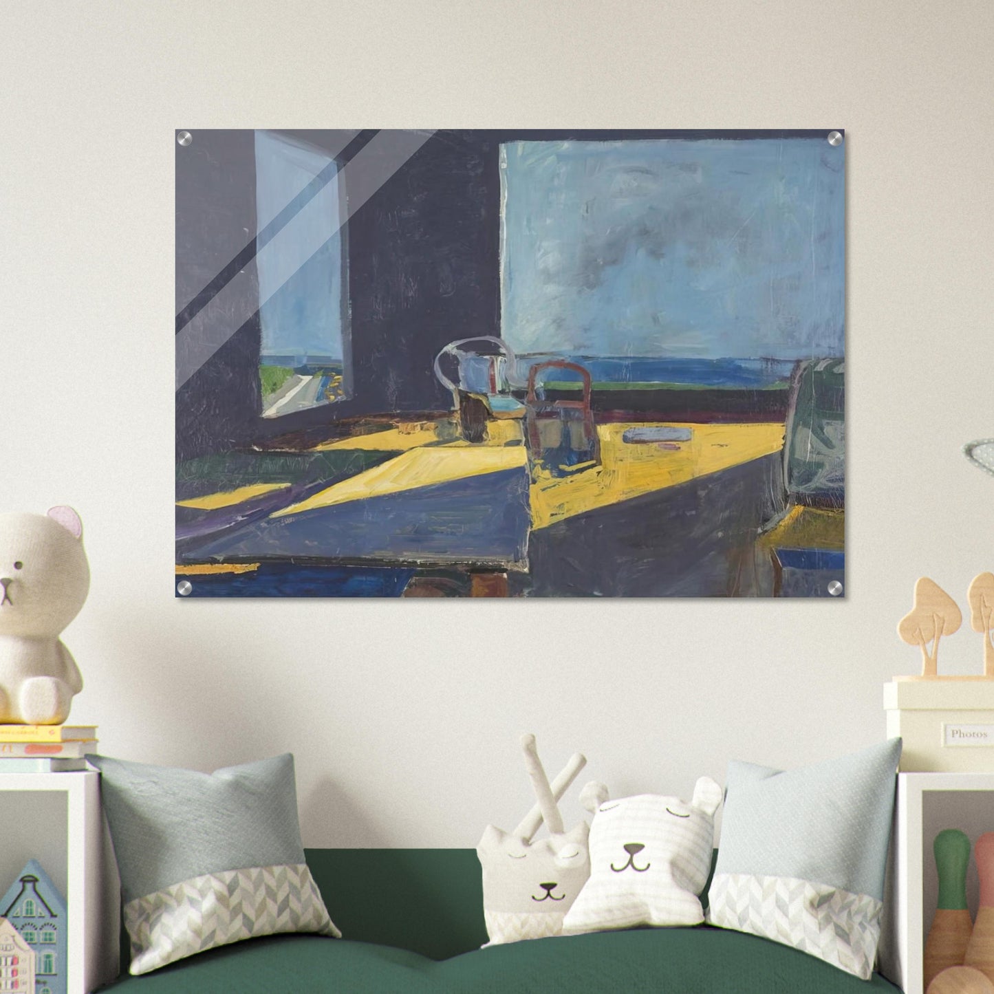 Interior with View of the Ocean - Richard Diebenkorn Acrylic Print - 70x100 cm / 28x40″ inches