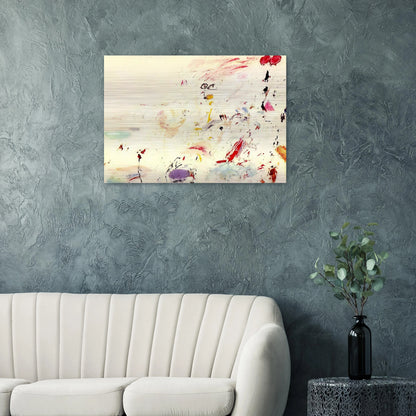 Bay of Naples - Cy Twombly Brushed Aluminum Print - 70x100 cm / 28x40 inches | Cy Twombly Aluminum Print | Cy Twombly Prints