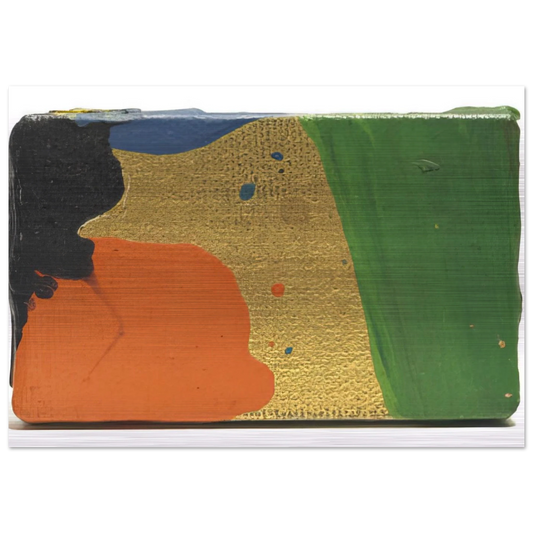 Untitled  Sam Francis for Arnold Newman  - Sam Francis Brushed Aluminum Print - 70x100 cm / 28x40 inches | Sam Francis Aluminum Print | Sam Francis Prints