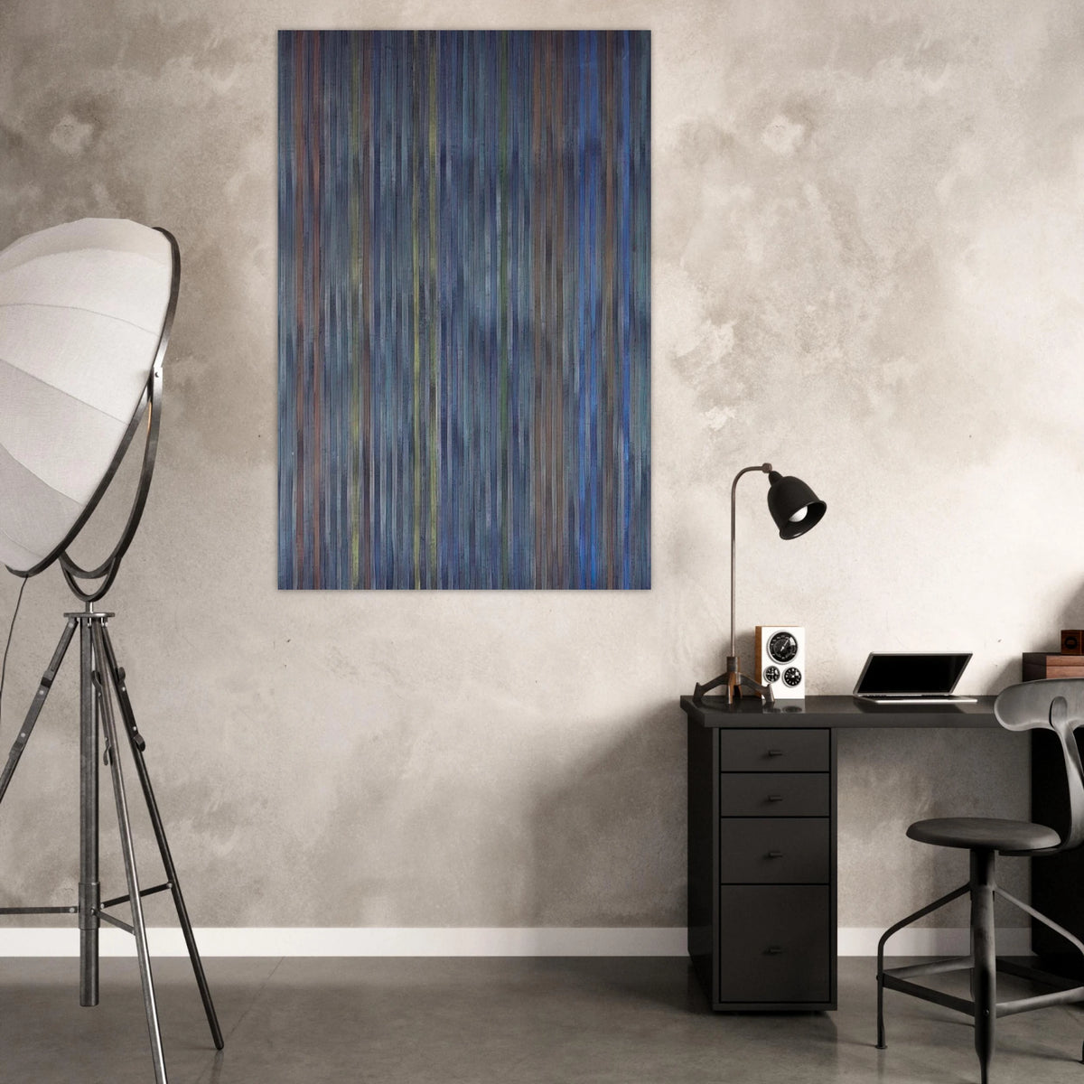 Black Friar - 1978 - Gene Davis Art Prints - 100x150 cm / 40x60″ inches | Gene Davis Poster | Gene Davis Prints
