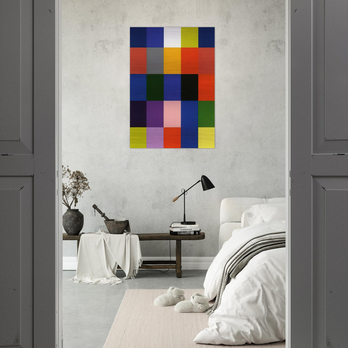 25 COLOURS 2007 - Gerhard Richter Brushed Aluminum Print - 70x100 cm / 28x40 inches | Gerhard Richter Aluminum Print | Gerhard Richter Prints