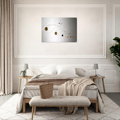 TRIPLE GONG 1948 - Alexander Calder Acrylic Print - 70x100 cm / 28x40″ inches | Alexander Calder Wall Art | Alexander Calder Prints