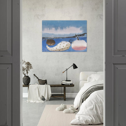 Fruit by the shore - 1992 - Mary Fedden Brushed Aluminum Print - 70x100 cm / 28x40 inches | Mary Fedden Aluminum Print | Mary Fedden Prints