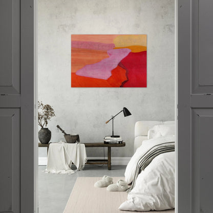 Shapes of Spring - 1952 - Milton Avery Brushed Aluminum Print - 70x100 cm / 28x40 inches | Milton Avery Aluminum Print | Milton Avery Prints