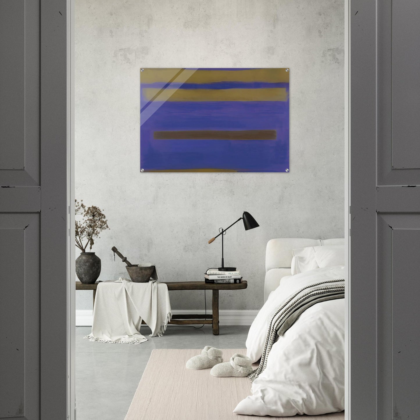 UNTITLED 1980 1 - Esteban Vicente Acrylic Print - 70x100 cm / 28x40″ inches