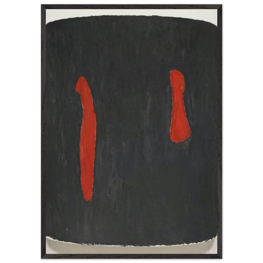 Samba - 2005 - Ron Gorchov 70x100 cm / 28x40 inches Framed Art Print – Black Wooden Frame