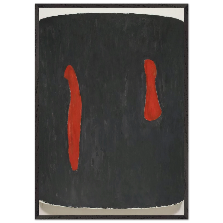 Samba - 2005 - Ron Gorchov 70x100 cm / 28x40 inches Framed Art Print – Black Wooden Frame