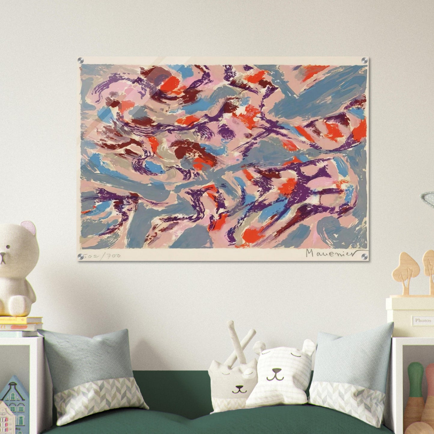 Early Spring - Alfred Manessier Acrylic Print - 70x100 cm / 28x40″ inches