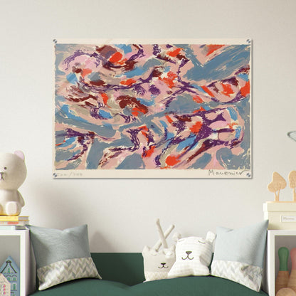 Early Spring - Alfred Manessier Acrylic Print - 70x100 cm / 28x40″ inches