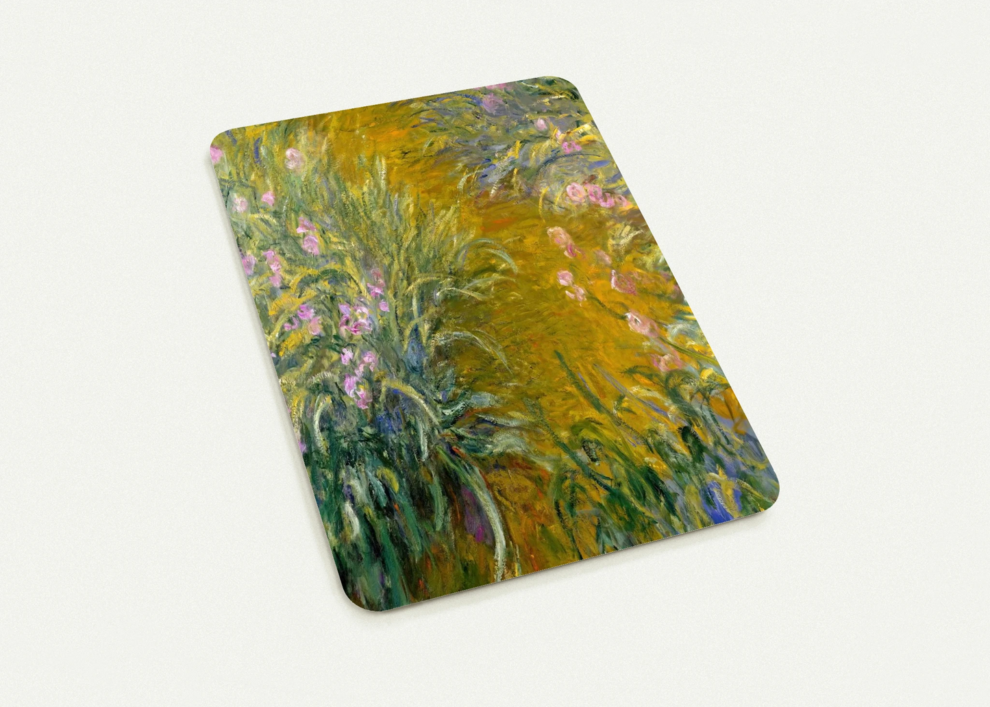 Path through the Irises 01 By claude monet Pack of 10 Post Cards | claude monet Post Cards | A6 (10.5 x 14.8 cm) - 4.1 x 5.8 inches
