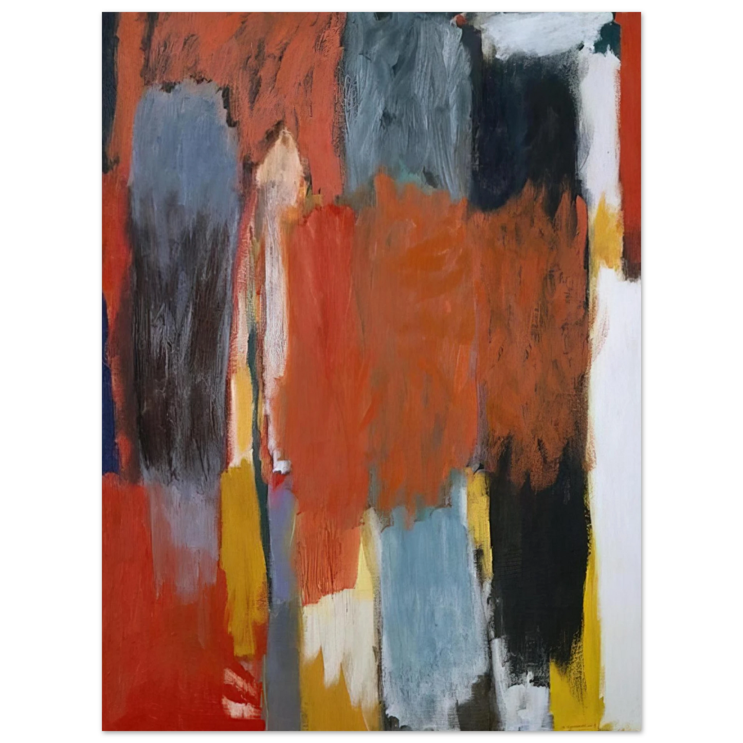 Ernst Wilhelm Nay - Untitled - 1961  75x100 cm / 30x40inches Fine Art Poster