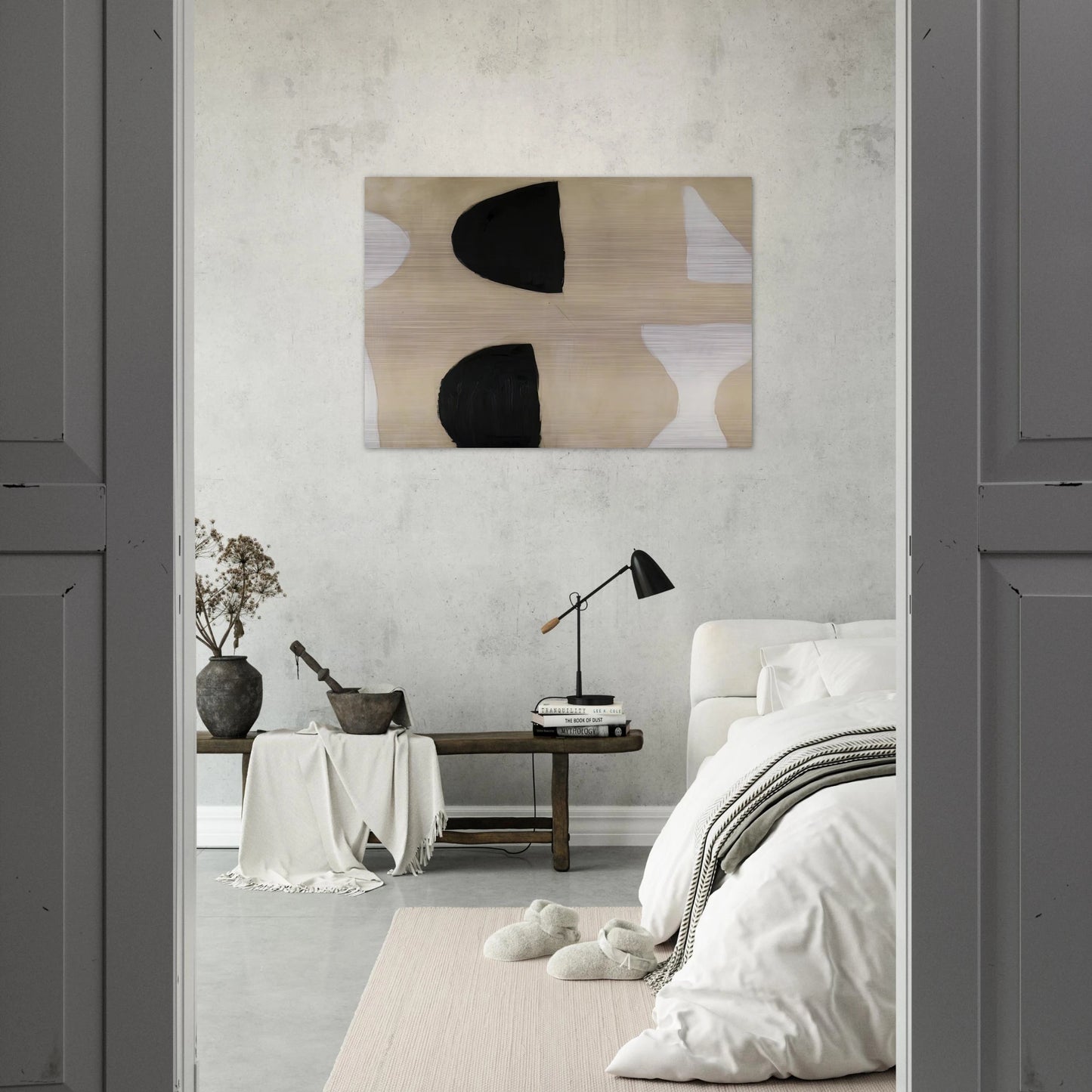 Angle - 1963 - William Scott Brushed Aluminum Print - 70x100 cm / 28x40 inches | William Scott Aluminum Print | William Scott Prints