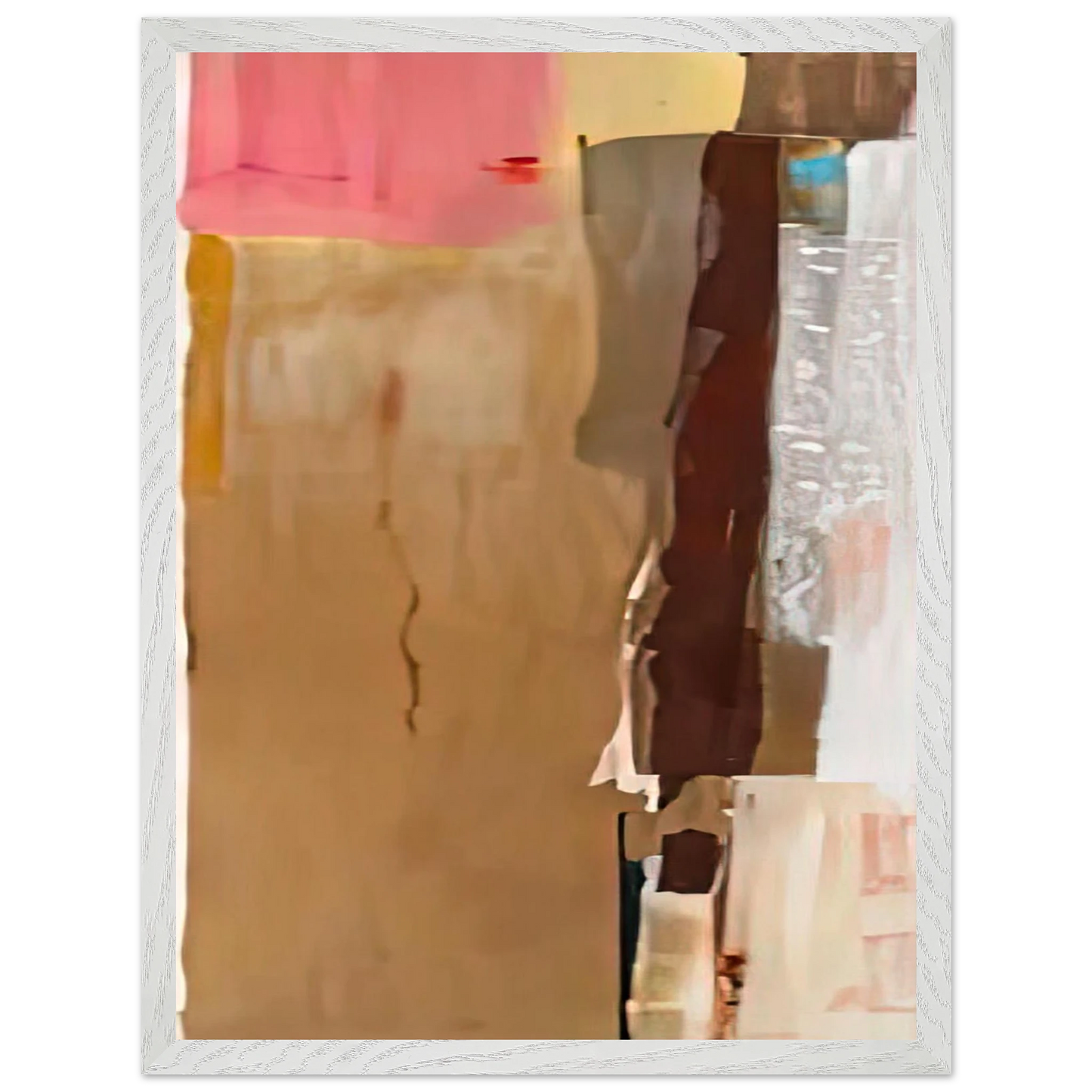 Helen Frankenthaler - Bistre I, 1976- Wall Art - 21x29.7 cm / 8x12" - Premium Wooden Framed Poster With Fine Art Paper-canvas - Black frame