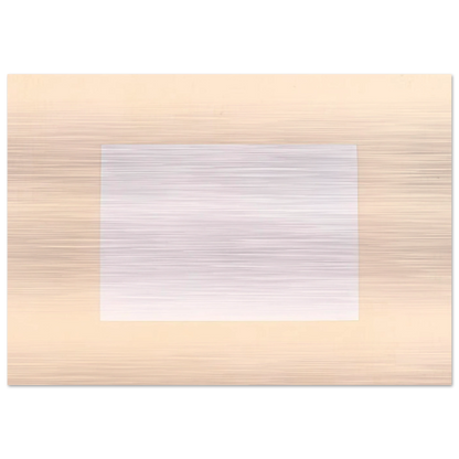 Untitled From Six Aquatints - Robert Ryman Brushed Aluminum Print - 70x100 cm / 28x40 inches | Robert Ryman Aluminum Print | Robert Ryman Prints