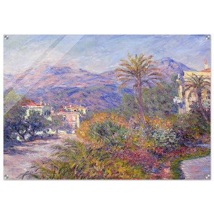Strada Romada in Bordighera - claude monet Acrylic Print - 70x100 cm / 28x40″ inches | claude monet Wall Art | claude monet Prints