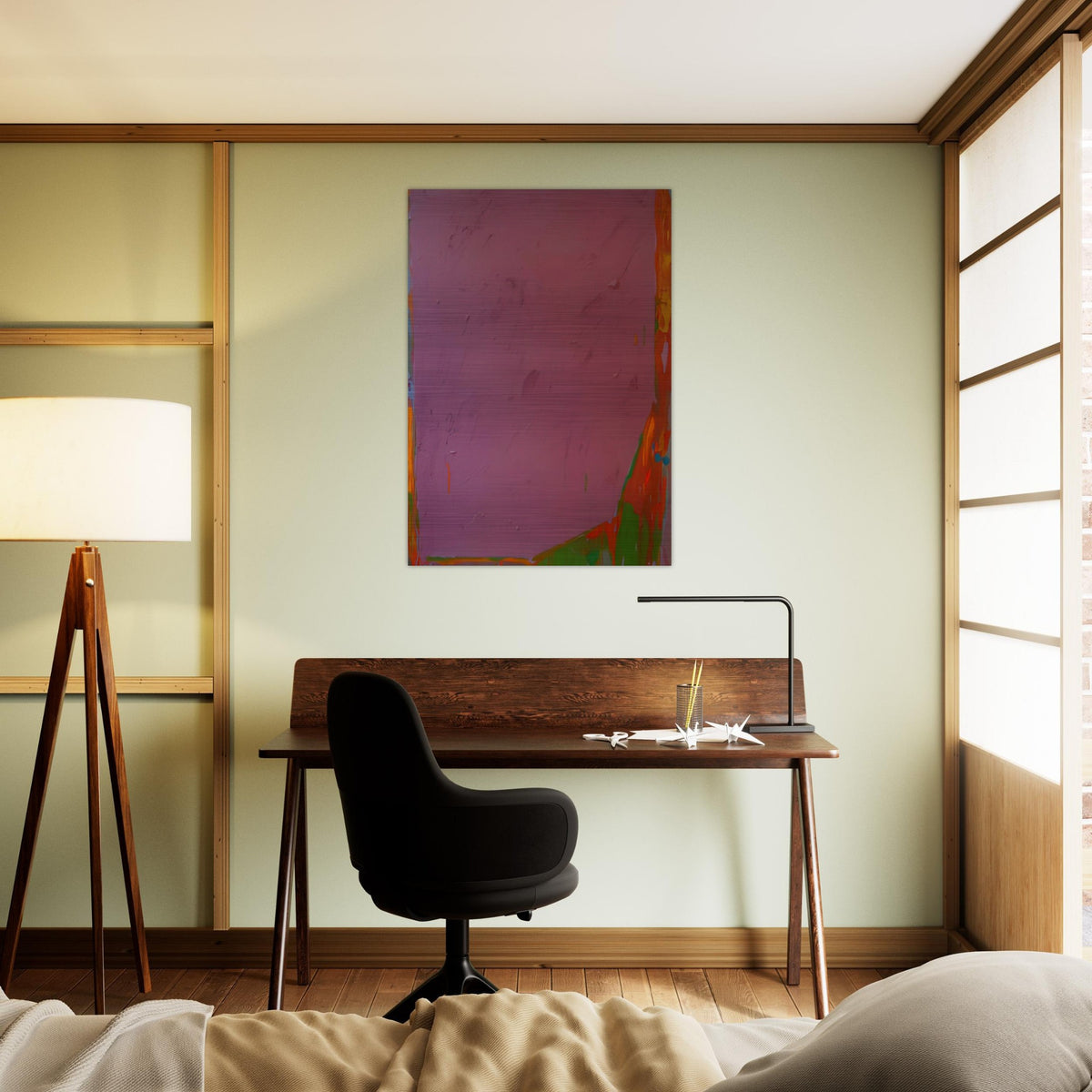 30.7.75 - 1975 - John Hoyland Brushed Aluminum Print - 70x100 cm / 28x40 inches | John Hoyland Aluminum Print | John Hoyland Prints