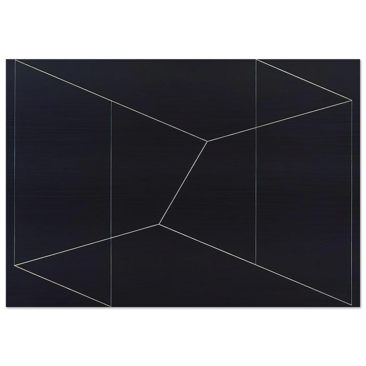 STRUCTURAL CONSTELLATION TO FERDINAND HODLER 1954 - Josef Albers Brushed Aluminum Print - 70x100 cm / 28x40 inches | Josef Albers Aluminum Print | Josef Albers Prints