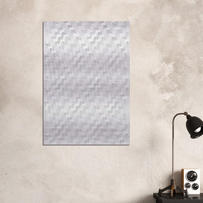 Superficie bianca - 2005 - Enrico Castellani Brushed Aluminum Print - 70x100 cm / 28x40 inches | Enrico Castellani Aluminum Print | Enrico Castellani Prints