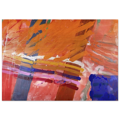 Renfrew - 1983 - Albert Irvin Brushed Aluminum Print - 70x100 cm / 28x40 inches | Albert Irvin Aluminum Print | Albert Irvin Prints