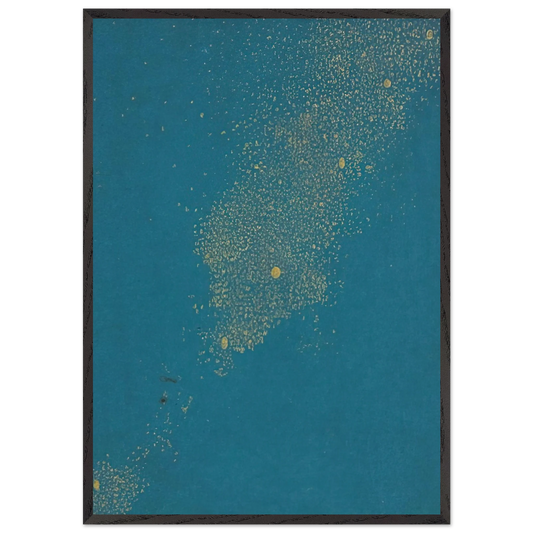 Untitled - 1975 N6 - Mira Schendel 70x100 cm / 28x40 inches Framed Art Print – Black Wooden Frame