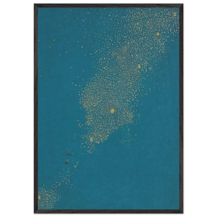 Untitled - 1975 N6 - Mira Schendel 70x100 cm / 28x40 inches Framed Art Print – Black Wooden Frame