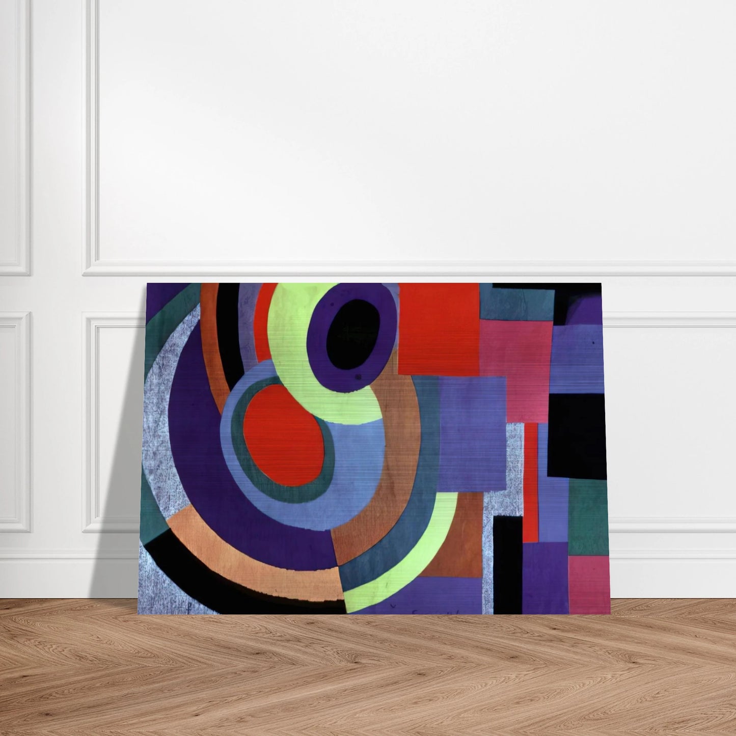 ICARUS - Sonia Delaunay Brushed Aluminum Print - 70x100 cm / 28x40 inches | Sonia Delaunay Aluminum Print | Sonia Delaunay Prints
