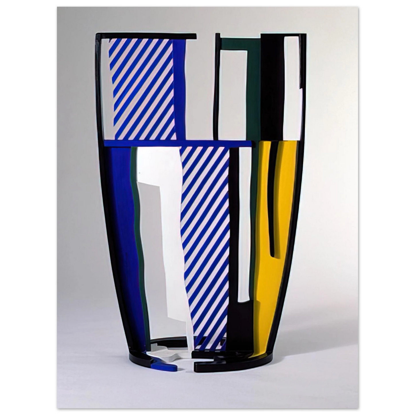 Roy Lichtenstein - GLASS IV 1977  75x100 cm / 30x40inches Fine Art Poster