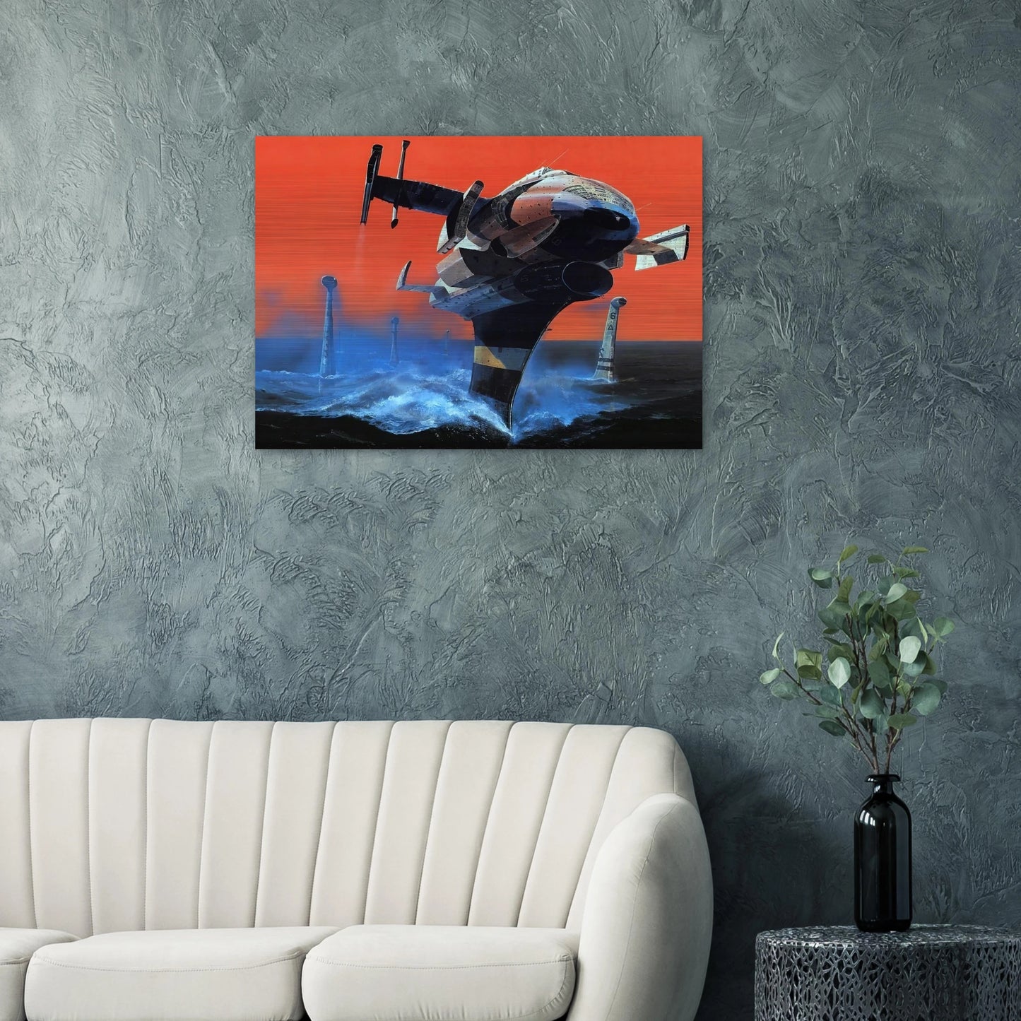 Chris Foss - Chris Foss Brushed Aluminum Print - 70x100 cm / 28x40 inches | Chris Foss Aluminum Print | Chris Foss Prints