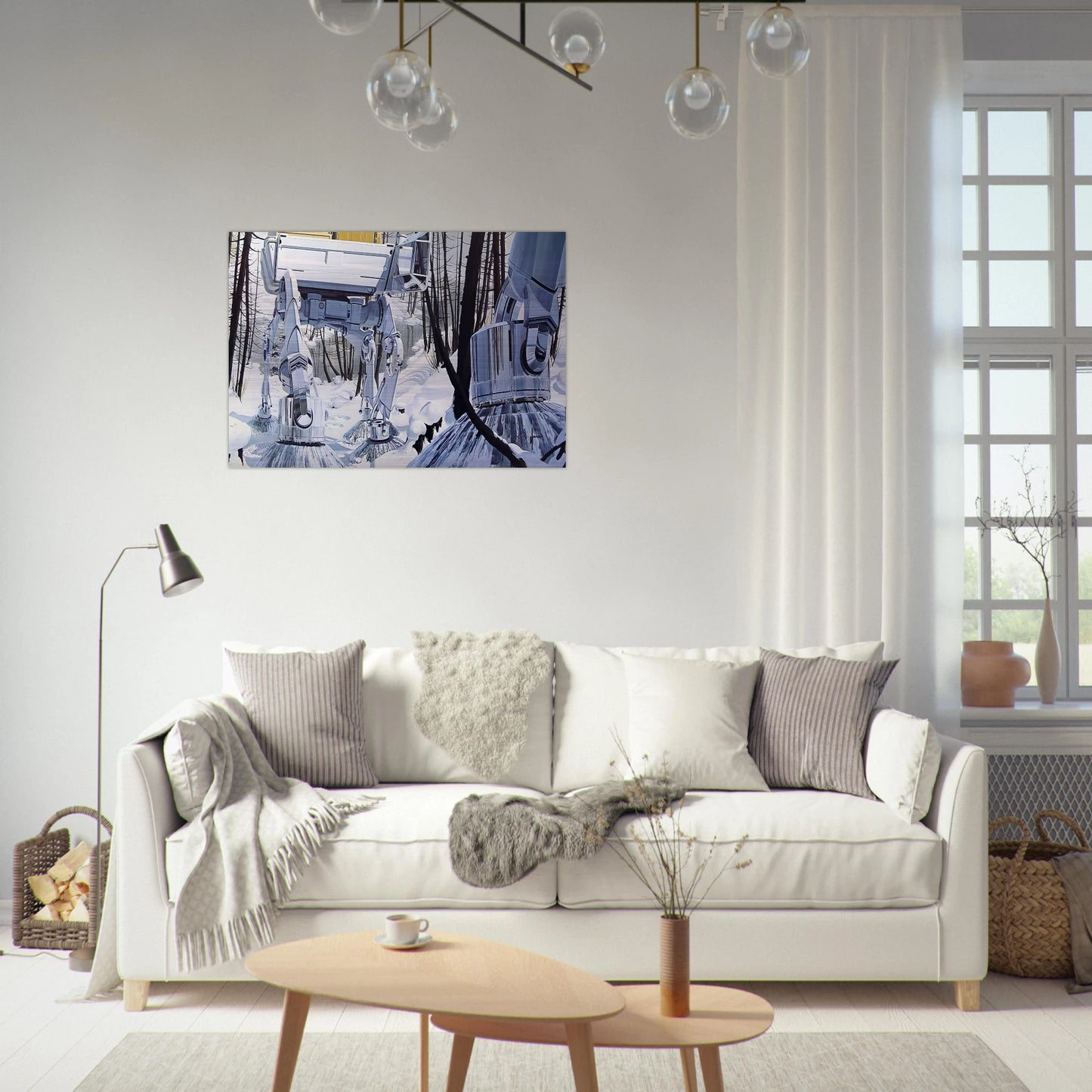 Syd Mead - Syd Mead Brushed Aluminum Print - 70x100 cm / 28x40 inches | Syd Mead Aluminum Print | Syd Mead Prints