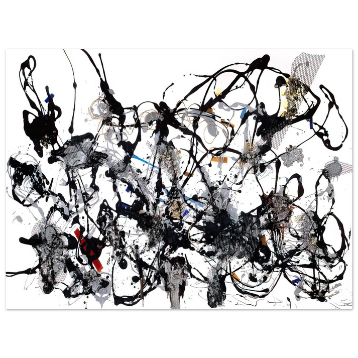 Jackson Pollock - NUMBER 29 1950  75x100 cm / 30x40inches Fine Art Poster