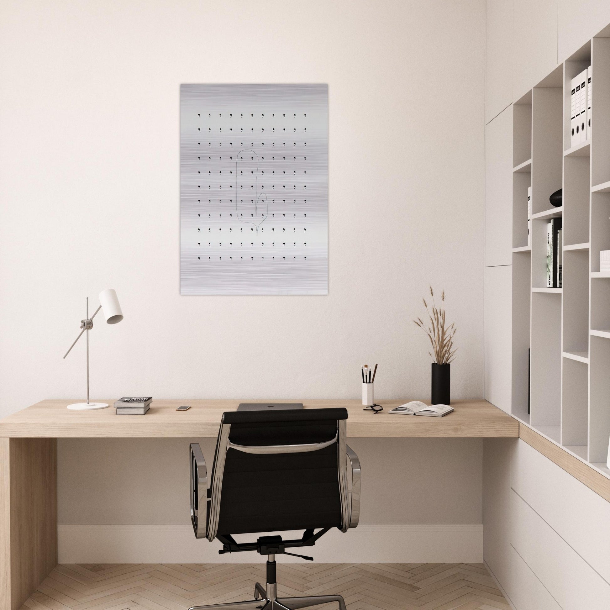 Stupidogramm - 1962 - Dieter Roth Brushed Aluminum Print - 70x100 cm / 28x40 inches | Dieter Roth Aluminum Print | Dieter Roth Prints