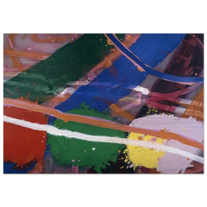 Festival - 1983 - Albert Irvin Brushed Aluminum Print - 70x100 cm / 28x40 inches | Albert Irvin Aluminum Print | Albert Irvin Prints