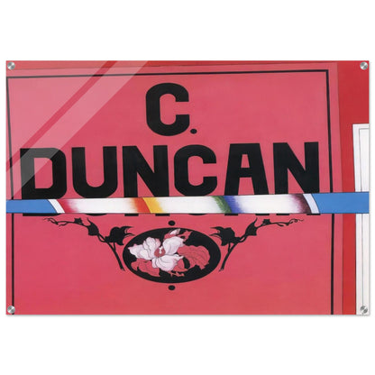 Duncan  Charles Duncan - 1925 - Charles Demuth Acrylic Print - 70x100 cm / 28x40″ inches