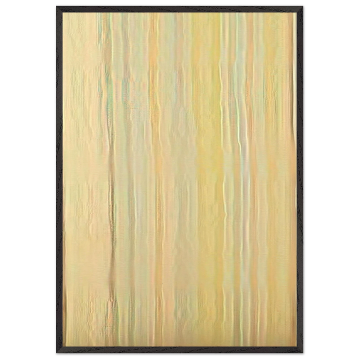 Untitled 150 - 1971 - Gene Davis 70x100 cm / 28x40 inches Framed Art Print – Black Wooden Frame