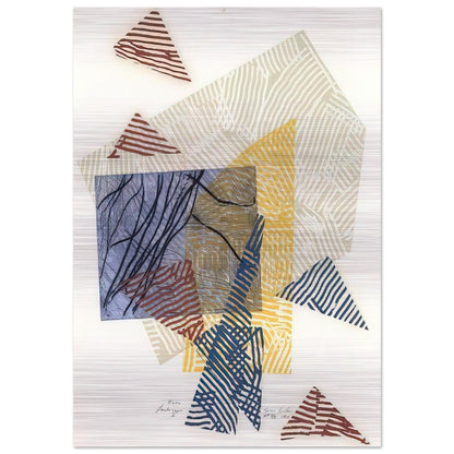 Buoy Landscape II - Sam Gilliam Brushed Aluminum Print - 70x100 cm / 28x40 inches | Sam Gilliam Aluminum Print | Sam Gilliam Prints