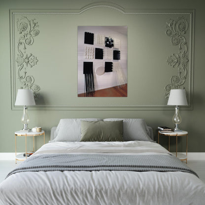 Amazonia Black and white - Neo-Concretism - Lygia Pape Brushed Aluminum Print - 70x100 cm / 28x40 inches | Lygia Pape Aluminum Print | Lygia Pape Prints
