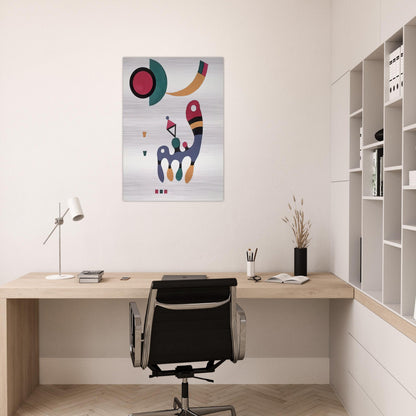 COMPOSITION 1944 - Wassily Kandinsky Brushed Aluminum Print - 70x100 cm / 28x40 inches | Wassily Kandinsky Aluminum Print | Wassily Kandinsky Prints