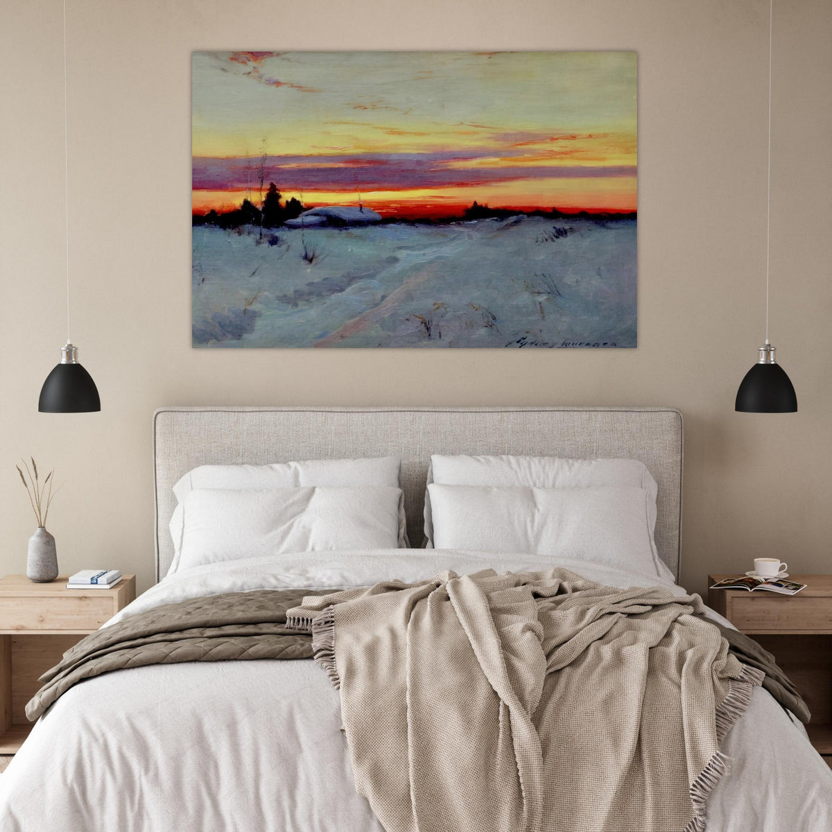 Alaska Sunset - Romanticism - Sydney Laurence Art Prints - 100x150 cm / 40x60″ inches | Sydney Laurence Poster | Sydney Laurence Prints