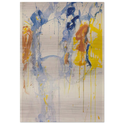Painting - Sam Francis Brushed Aluminum Print - 70x100 cm / 28x40 inches | Sam Francis Aluminum Print | Sam Francis Prints