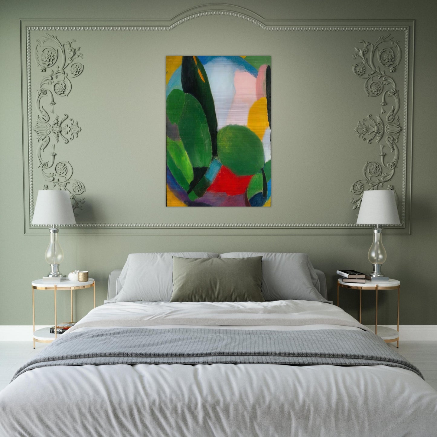 VARIATION 1916 - Alexej von Jawlensky Brushed Aluminum Print - 70x100 cm / 28x40 inches | Alexej von Jawlensky Aluminum Print | Alexej von Jawlensky Prints