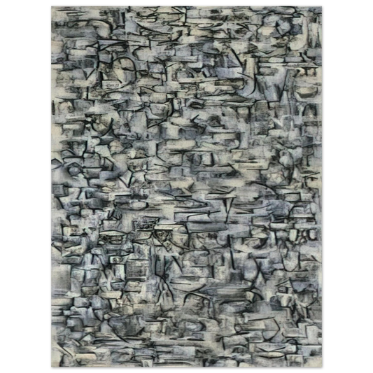 Ad Reinhardt - Number 22 - 1949  75x100 cm / 30x40inches Fine Art Poster