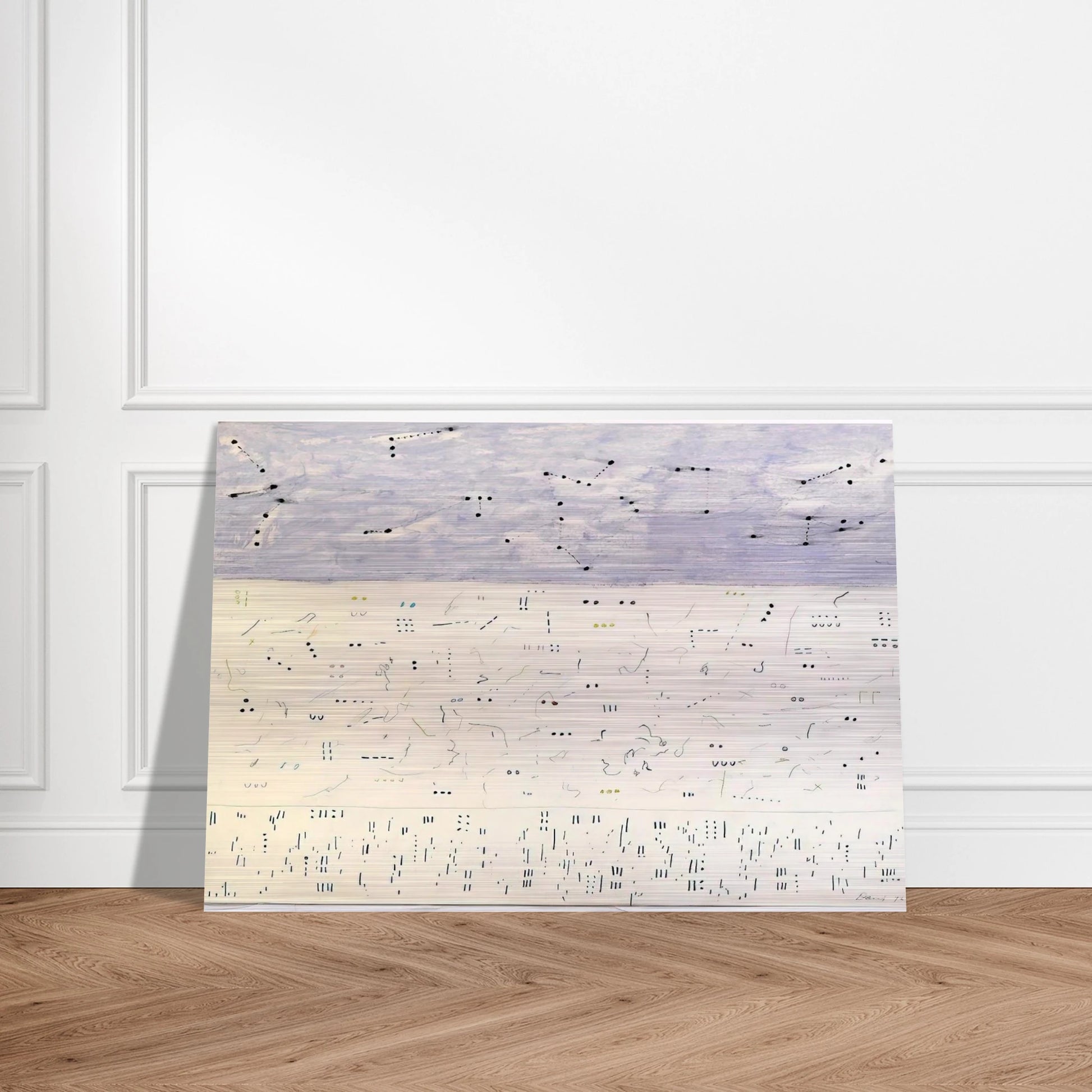 Deep Six - 1979 - Gene Davis Brushed Aluminum Print - 70x100 cm / 28x40 inches | Gene Davis Aluminum Print | Gene Davis Prints