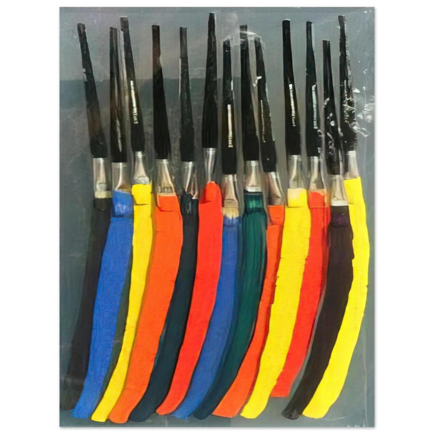 Arman - Paintbrushes V - 1991  75x100 cm / 30x40inches Fine Art Poster