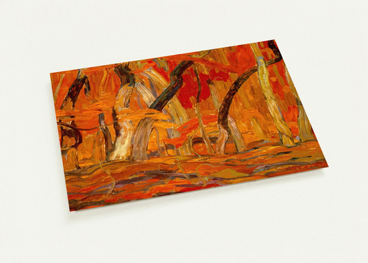 Maple Woods, Algoma - 1920 By A.Y. Jackson Pack of 10 Post Cards | A.Y. Jackson Post Cards | A6 (10.5 x 14.8 cm) - 4.1 x 5.8 inches