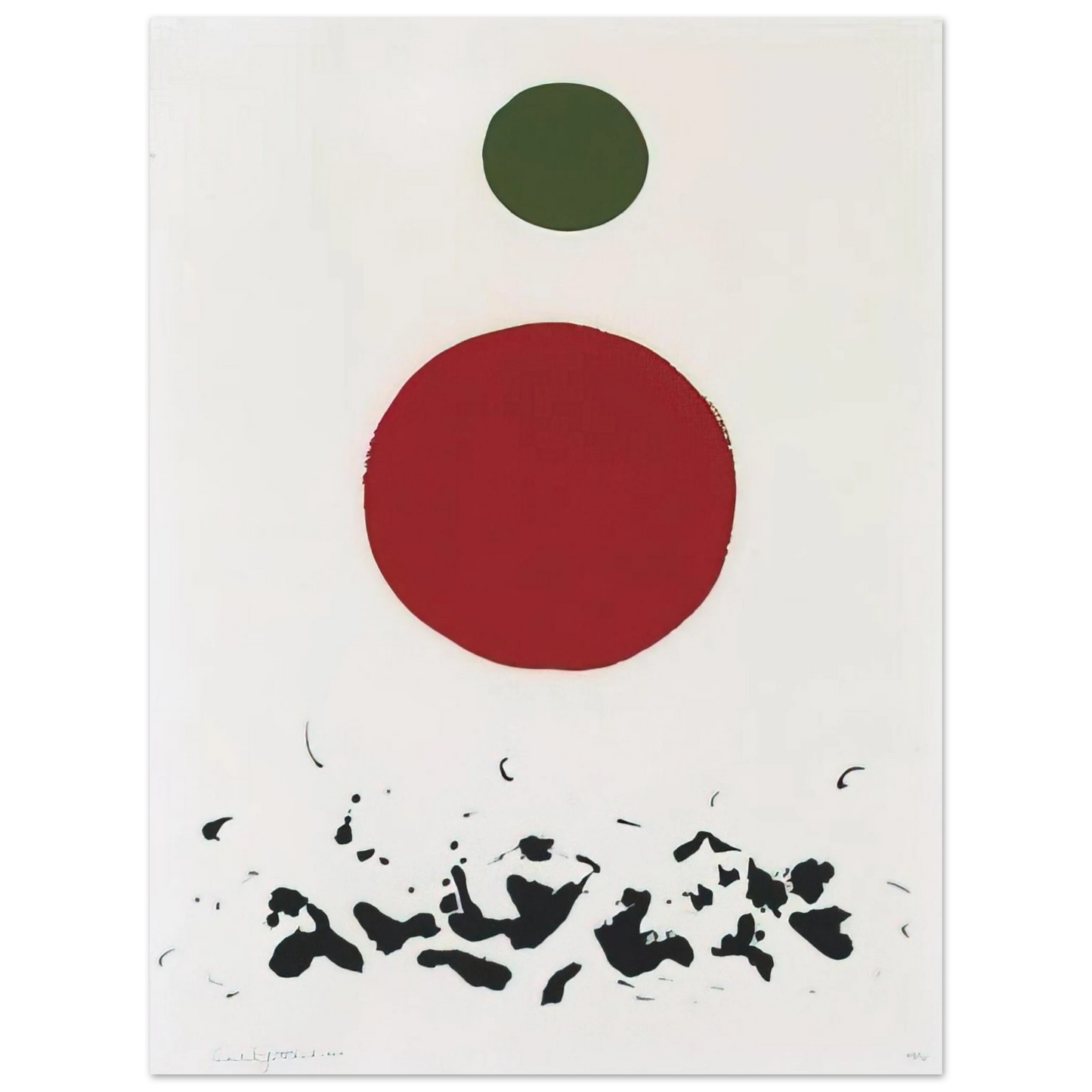 Adolph Gottlieb - Flotsam - 1967  75x100 cm / 30x40inches Fine Art Poster