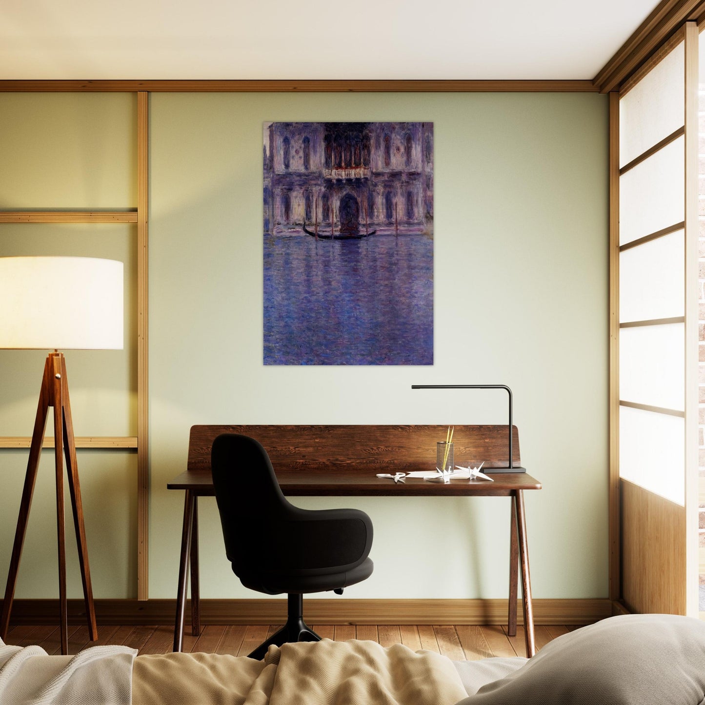 Palazzo Contarini 2 - claude monet Brushed Aluminum Print - 70x100 cm / 28x40 inches | claude monet Aluminum Print | claude monet Prints