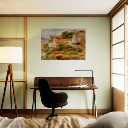 Maison de la Poste - Pierre-Auguste Renoir Brushed Aluminum Print - 70x100 cm / 28x40 inches | Pierre-Auguste Renoir Aluminum Print | Pierre-Auguste Renoir Prints