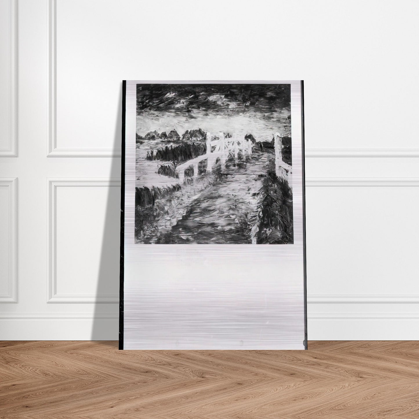 Maruchbrucke - Emil Nolde Brushed Aluminum Print - 70x100 cm / 28x40 inches | Emil Nolde Aluminum Print | Emil Nolde Prints